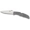 Spyderco 2024 Spyderco Endura 4 Lightweight Gray Flat Ground Plain SPY-C10FPGY - alternate 2
